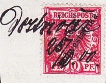 Nr.     Bahn Hs.10                          Handschriftliche Entwertungen